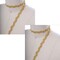 ½" Metallic Gold Swirl Braided French Gimp Trim – Indian-Inspired Zig Zag Metallic Border with Scalloped Edging